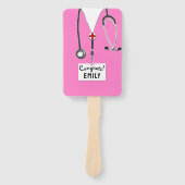 看護学校卒業式ハンドファン ハンドファン (正面)