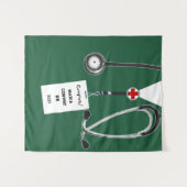 看護学校卒業式 タペストリー (正面(横))