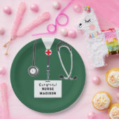 看護学校卒業式 ペーパープレート (パーティー)