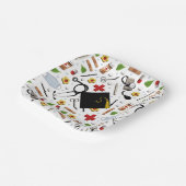 看護学校卒業式 ペーパープレート (傾斜あり)