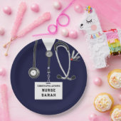 看護学校卒業式 ペーパープレート (パーティー)