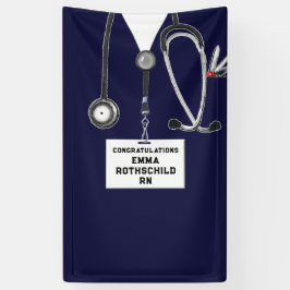 看護学校卒業式 横断幕