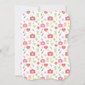 看護学校卒業招待状 招待状 (裏面)