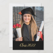 看護学校卒業招待状 招待状 (裏面)