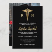 看護学校卒業招待状 招待状 (正面/裏面)