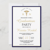 看護学校卒業招待状 招待状 (正面)