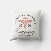 看護学校卒業生への贈り物 クッション (裏面)