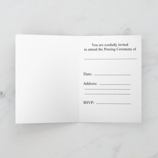 看護学校卒業生 招待状 (内部)