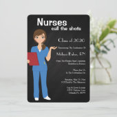 看護学校卒業発表 招待状 (スタンド正面)