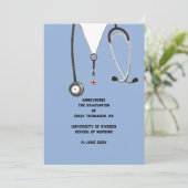 看護学校卒業発表 案内状 (スタンド正面)