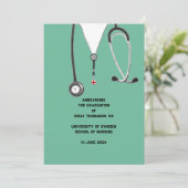 看護学校卒業発表 案内状 (スタンド正面)