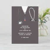 看護学校卒業発表 案内状 (スタンド正面)