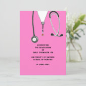 看護学校卒業発表 案内状 (スタンド正面)