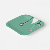 看護学校卒業紙プレート ペーパープレート (傾斜あり)