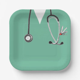 看護学校卒業紙プレート ペーパープレート