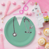 看護学校卒業紙プレート ペーパープレート (パーティー)