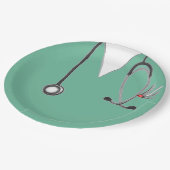 看護学校卒業紙プレート ペーパープレート (アングル)