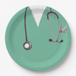 看護学校卒業紙プレート ペーパープレート