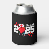 看護学校卒業2025年ナース卒業 缶クーラー (缶正面)