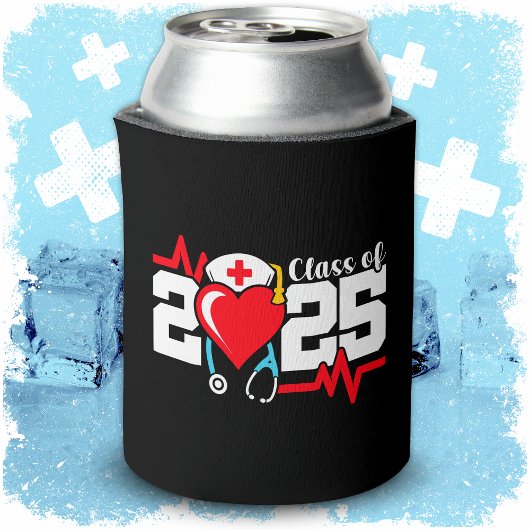 看護学校卒業2025年ナース卒業 缶クーラー