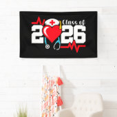 看護学校卒業2026年ナース卒業 横断幕 (インサイチュ)