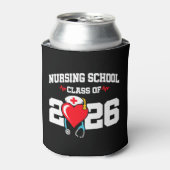 看護学校卒業2026年ナース卒業 缶クーラー (缶正面)