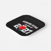 看護学校卒業2027年ナース卒業 ペーパープレート (傾斜あり)