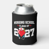 看護学校卒業2027年ナース卒業 缶クーラー (缶正面)