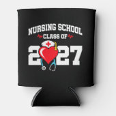 看護学校卒業2027年ナース卒業 缶クーラー (正面)