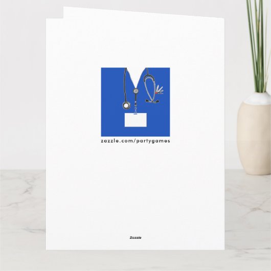 看護学校卒業 カード (裏面)