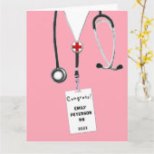 看護学校卒業 カード (黄色い花)