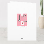 看護学校卒業 カード (裏面)