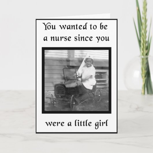 看護学校卒業 カード (正面)