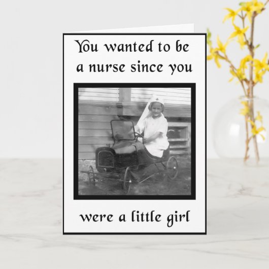 看護学校卒業 カード (黄色い花)