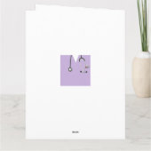 看護学校卒業 カード (裏面)