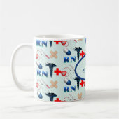 看護学校卒業 コーヒーマグカップ (左)