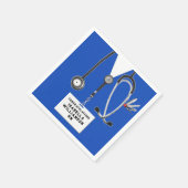 看護学校卒業 スタンダードカクテルナプキン (角)