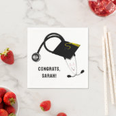 看護学校卒業 スタンダードカクテルナプキン (インサイチュ)