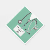 看護学校卒業 スタンダードランチョンナプキン (角)