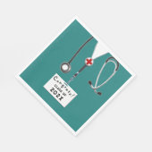 看護学校卒業 スタンダードランチョンナプキン (角)