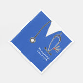 看護学校卒業 スタンダードランチョンナプキン (角)