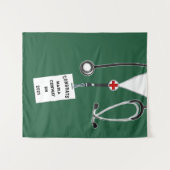 看護学校卒業 タペストリー (正面(横))