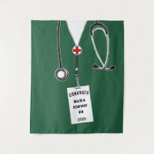 看護学校卒業 タペストリー (正面)