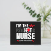 看護学校卒業 – ナース感謝 ポストカード (スタンド正面)