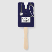 看護学校卒業 ハンドファン (裏面)