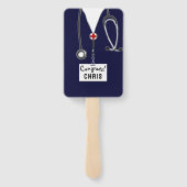 看護学校卒業 ハンドファン (裏面)