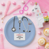 看護学校卒業 ペーパープレート (パーティー)