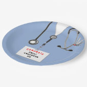 看護学校卒業 ペーパープレート (アングル)