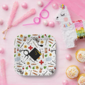 看護学校卒業 ペーパープレート (パーティー)