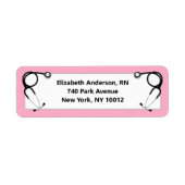 看護学校卒業 ラベル (正面)